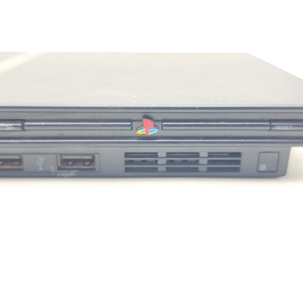 Sony PlayStation 2 PS2 Slim SCPH-75001 Black Console Only For Parts Or Repair